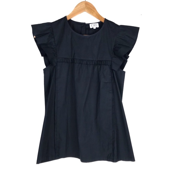 CAS Cloth & Steel BELLA Ruffle Trim Blouse Sz. S - Picture 4 of 9